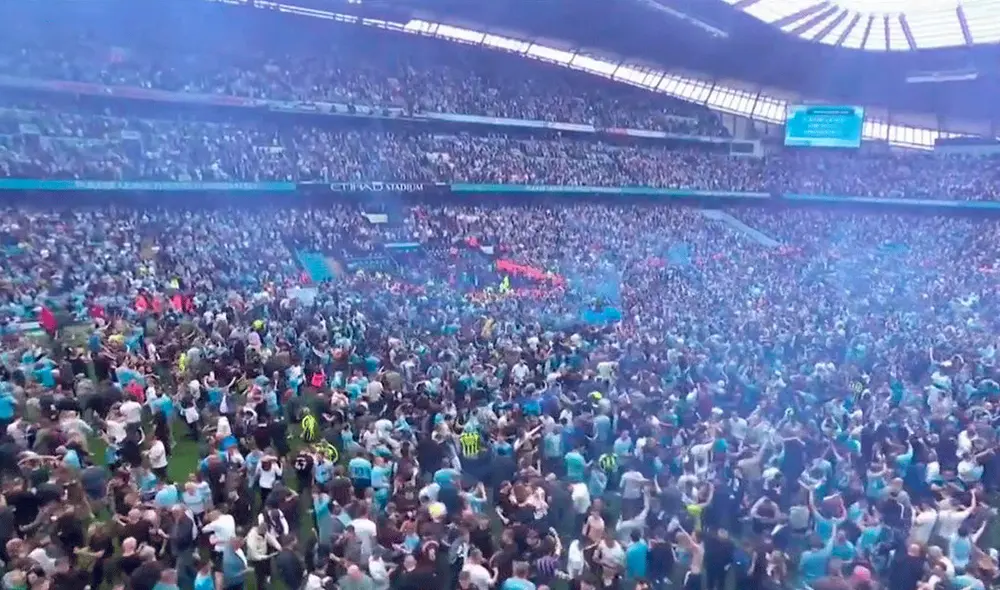 Manchester City es campeón de la Premier League 2021-22. Foto: ESPN Manchester City es campeón de la Premier League 2021-22. Foto: ESPN