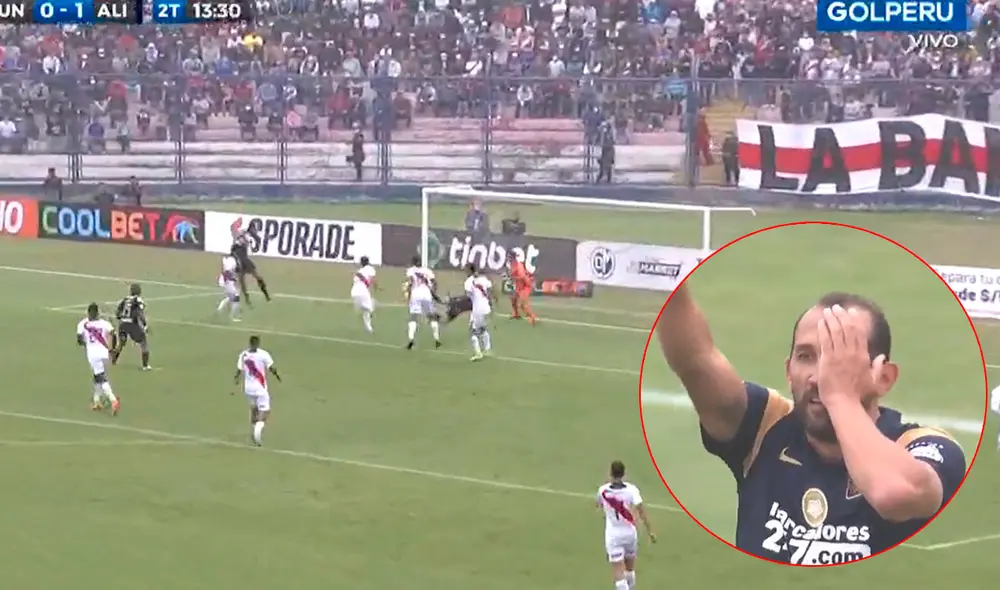 Hernán Barcos puso el segundo tanto tras un centro de Arley Rodríguez. Foto: captura/GolPerú Hernán Barcos puso el segundo tanto tras un centro de Arley Rodríguez. Foto: captura/GolPerú