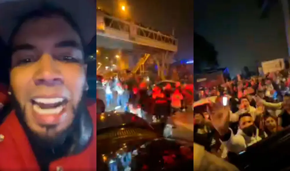 Anuel AA dio concierto en Perú. Foto: captura/Instagram