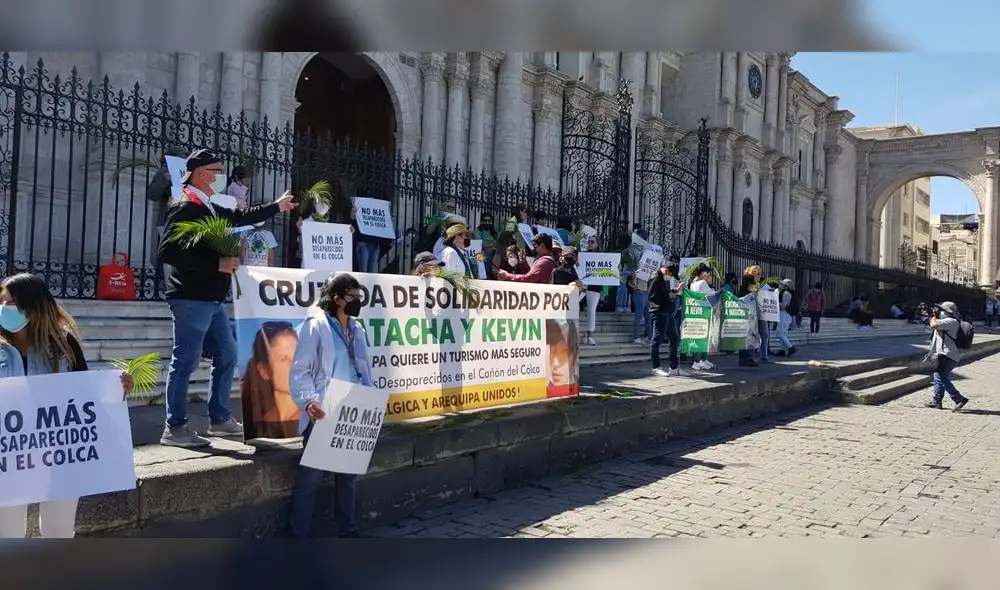 Ambas familias se organizaron y realizaron una cruzada de solidaridad en las ciudades de Arequipa, Cabanaconde, Chivay y Bruselas (capital de Bélgica). Foto: Wilder Pari /URPI
