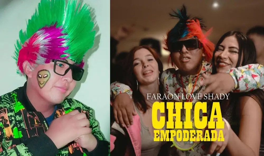 Faraón Love Shady estrena "Chica empoderada" en su canal de Youtube. Foto: Composición LR / Instagram / Youtube.