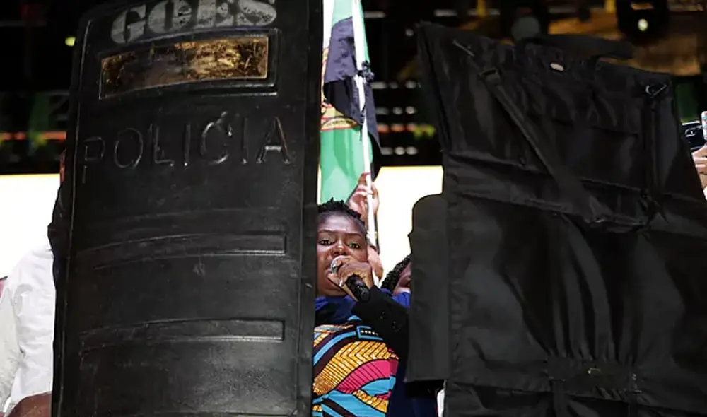 "No nos callarán" expresó la candidata a la vicepresidencia de Colombia en un comunicado de prensa difundido en sus redes. Foto: EFE