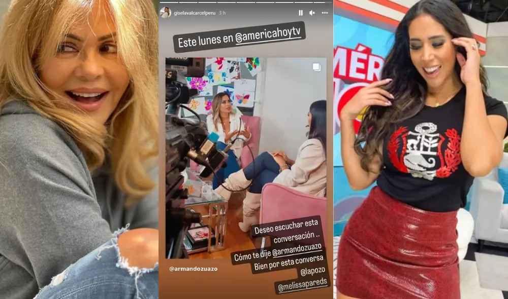 Gisela se emociona por entrevista que hará Ethel Pozo a Melissa Paredes. captura: Instagram