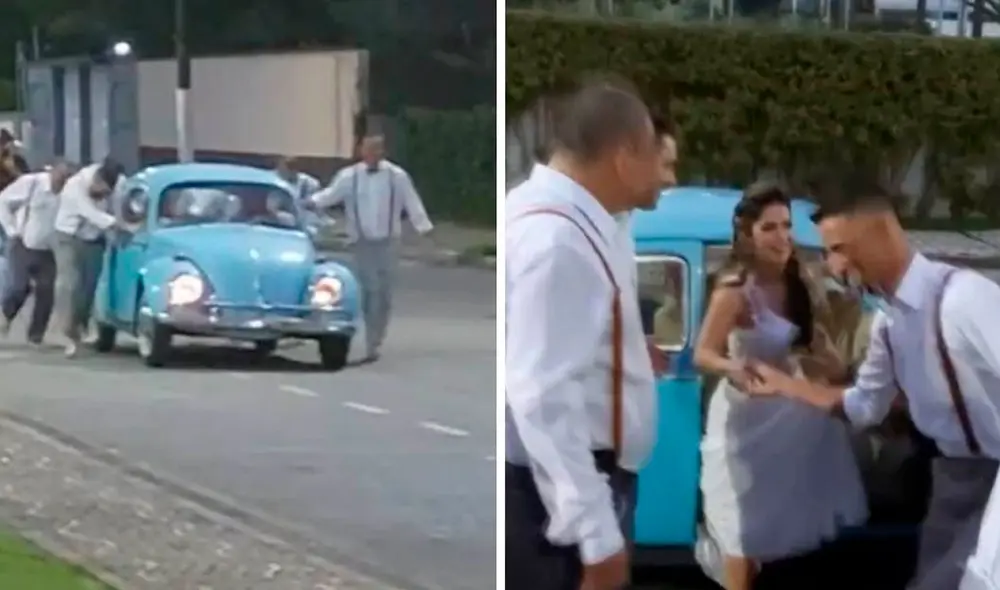 Esta inesperada escena se volvió viral en las redes sociales. Foto: captura de TikTok Esta inesperada escena se volvió viral en las redes sociales. Foto: captura de TikTok