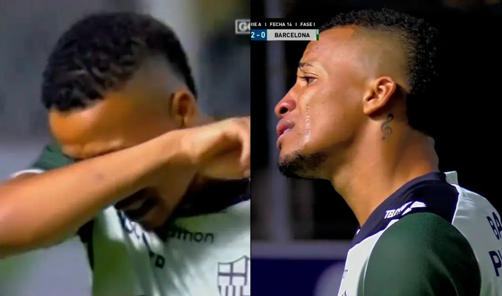 Byron Castillo juega en el Barcelona SC. Foto: composición/ captura de GolTV