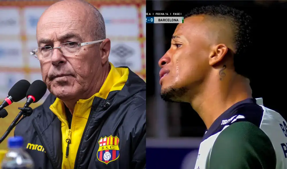 Jorge Célico dirige a Byron Castillo desde la temporada 2022. Foto: composición/ difusión/ captura de Gol TV