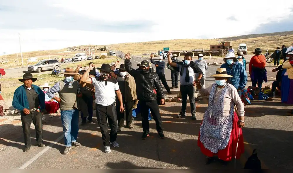 Paro. En Puno anuncian una protesta de 48 horas. Foto: La República Paro. En Puno anuncian una protesta de 48 horas. Foto: La República