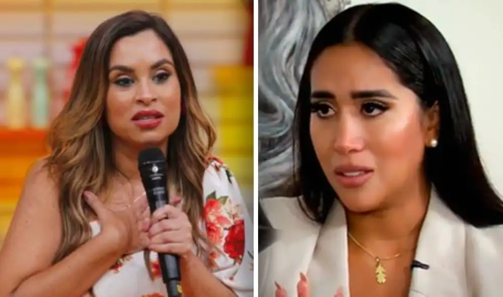 La entrevista a Melissa Paredes se emitirá este lunes 23 de mayo. Foto: composición archivo GLR/captura América TV