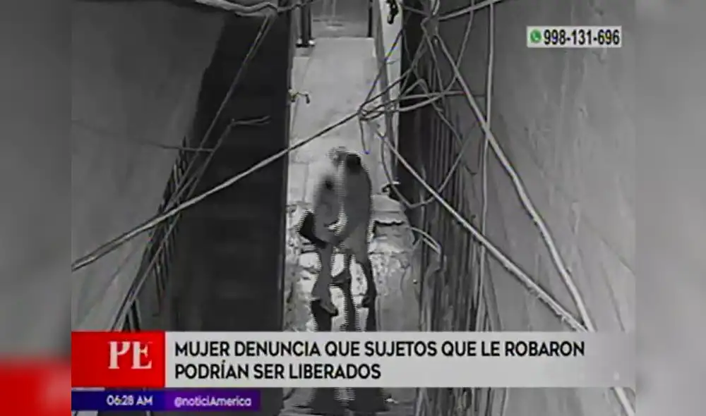 Delincuentes también habrían asaltado a otros vecinos del distrito. Foto: captura de América Noticias