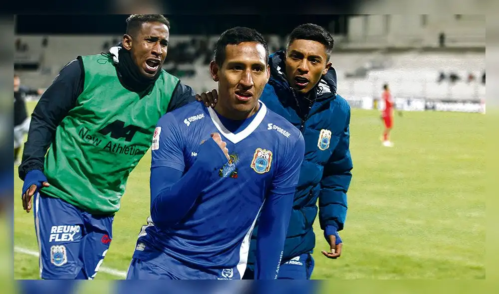 Con lo justo. Festejo incontenible de Binacional. Foto: Juan Carlos Cisneros/ La República