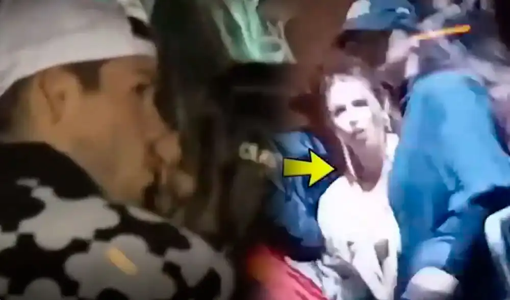 Flavia Laos coincidió con Patricio Parodi y Luciana Fuster en concierto. Foto: captura/Willax