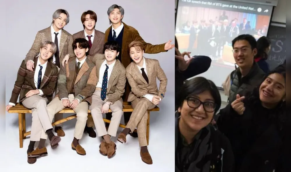 ARMY puede aprender más de BTS en un curso exclusivo. Foto composición: BIGHIT Music/Twitter.