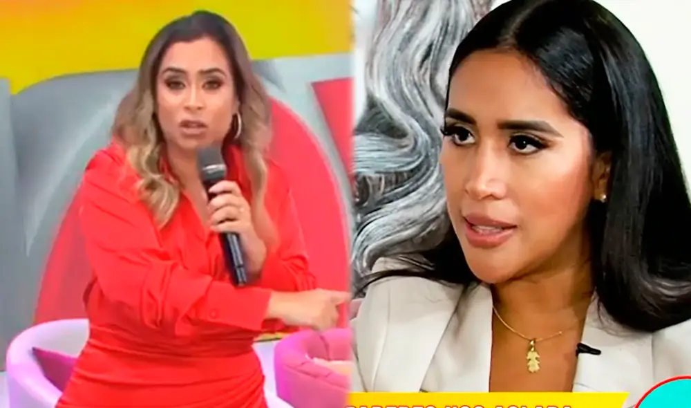 Ethel Pozo habló de su entrevista a Melissa Paredes. Foto: capturas América TV Ethel Pozo habló de su entrevista a Melissa Paredes. Foto: capturas América TV