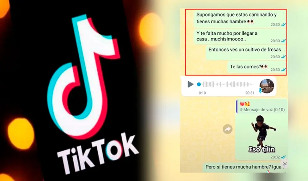 Miles de usuarios alrededor del mundo ya realizan este divertido trend en parejas. Foto: captura de TikTok Miles de usuarios alrededor del mundo ya realizan este divertido trend en parejas. Foto: captura de TikTok