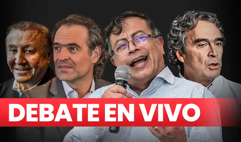 Debate presidencial en Colombia EN VIVO: Rodolfo Hernández, Federico Gutiérrez, Gustavo Petro y Sergio Fajardo estarán presentes en el encuentro. Foto: composición LR/difusión Debate presidencial en Colombia EN VIVO: Rodolfo Hernández, Federico Gutiérrez, Gustavo Petro y Sergio Fajardo estarán presentes en el encuentro. Foto: composición LR/difusión