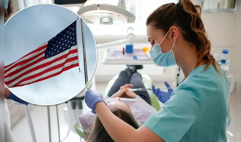 Hay más de 110.000 puestos de trabajo para dentistas en Estados Unidos, según la BLS. Foto: composición NeoDent/AFP