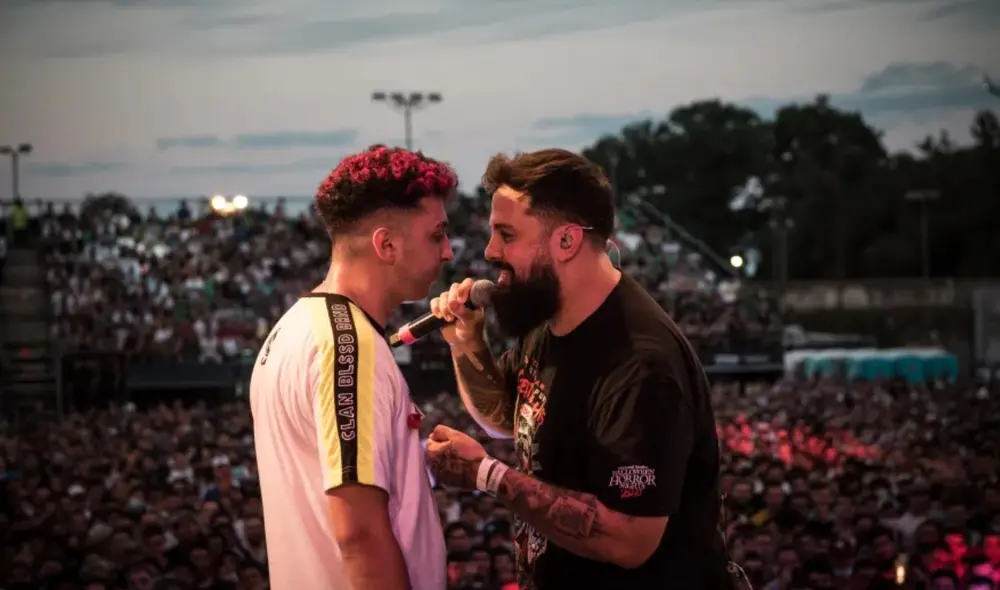 Papo venció a Mecha en la jornada 2 de la liga argentina de freestyle. Foto: Urban Roosters