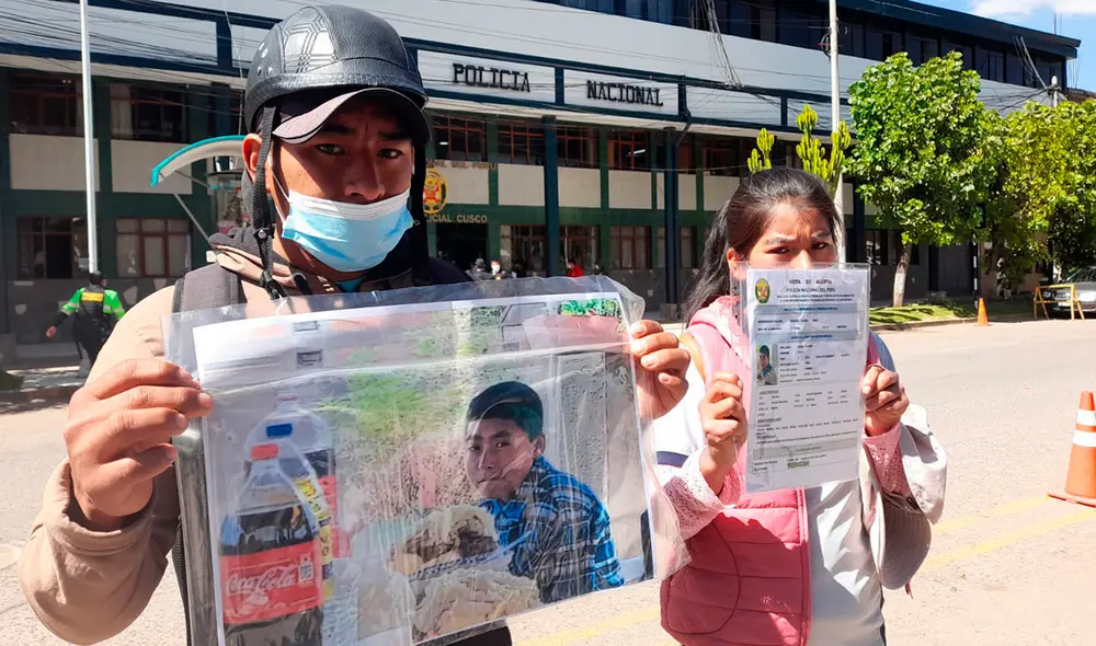 Padre señaló que al momento de su desaparición, su hijo vestía una polera negra con el logo de Nike, buzo oscuro y zapatillas celestes.  Foto: La República