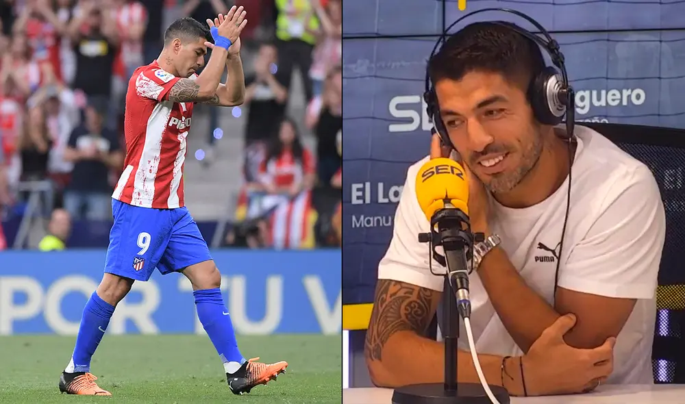 Luis Suárez marcó 11 goles en su segunda temporada con Atlético de Madrid. Foto: AFP/captura de Twitter