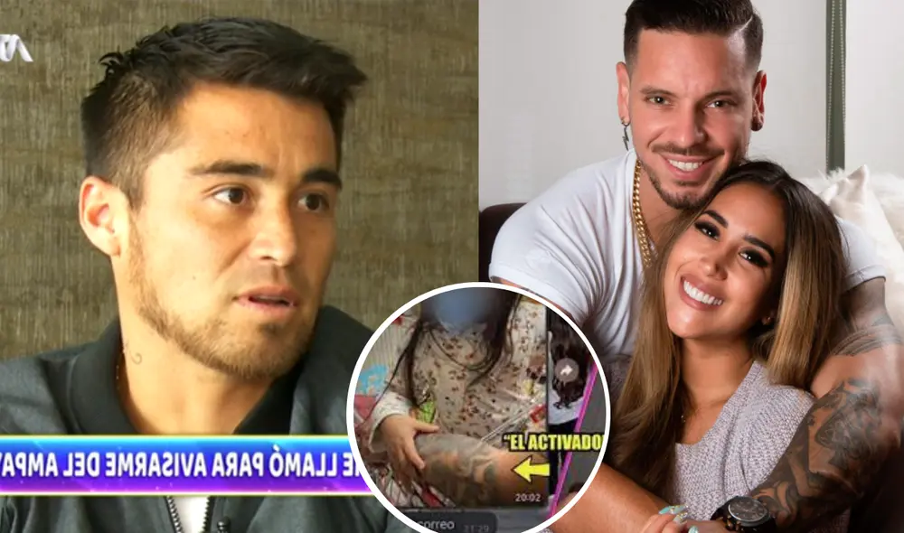 Rodrigo Cuba se refirió a las fotos que Melissa Paredes le envía de su hija. Foto: Composición LR / ATV / Instagram.