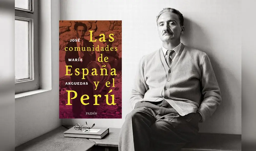 José María Arguedas. A lado, la portada de la reciente edición de su tesis que incluye material inédito.