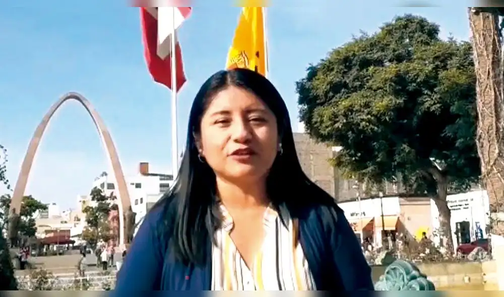 No la quieren. Rechazan en Tacna presencia de legisladora. Foto: Captura Facebook