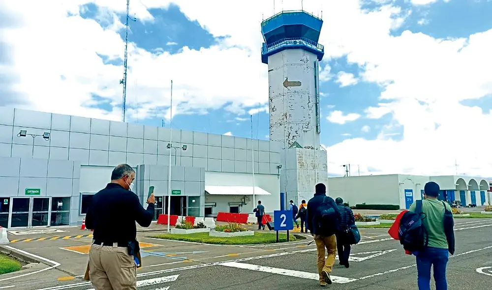 Cerrado. Aeropuerto no esta operativo hasta fin de mes. Foto: MTC