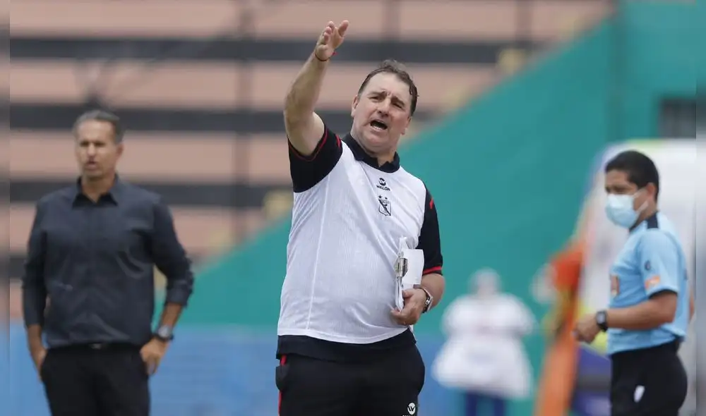 El argentino Néstor Lorenzo cumple buena campaña al frente de Melgar Foto: Liga 1