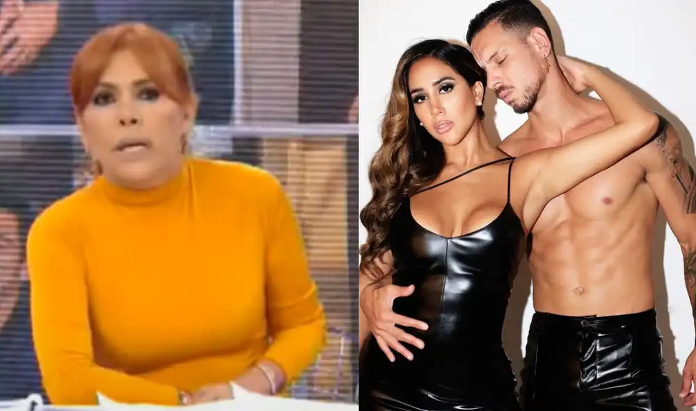 "Yo, como mamá, no dejaría que mi hija pequeña se quede dormida en las piernas de mi novio", dijo Magaly. Foto: Magaly TV/captura