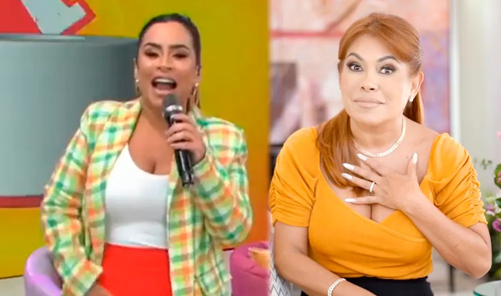 Ethel Pozo responde a Magaly Medina. Foto: captura América TV Ethel Pozo responde a Magaly Medina. Foto: captura América TV