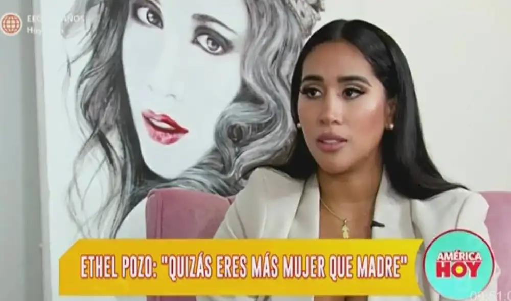 Melissa Paredes se pronunció ante constantes críticas. Foto: captura América TV