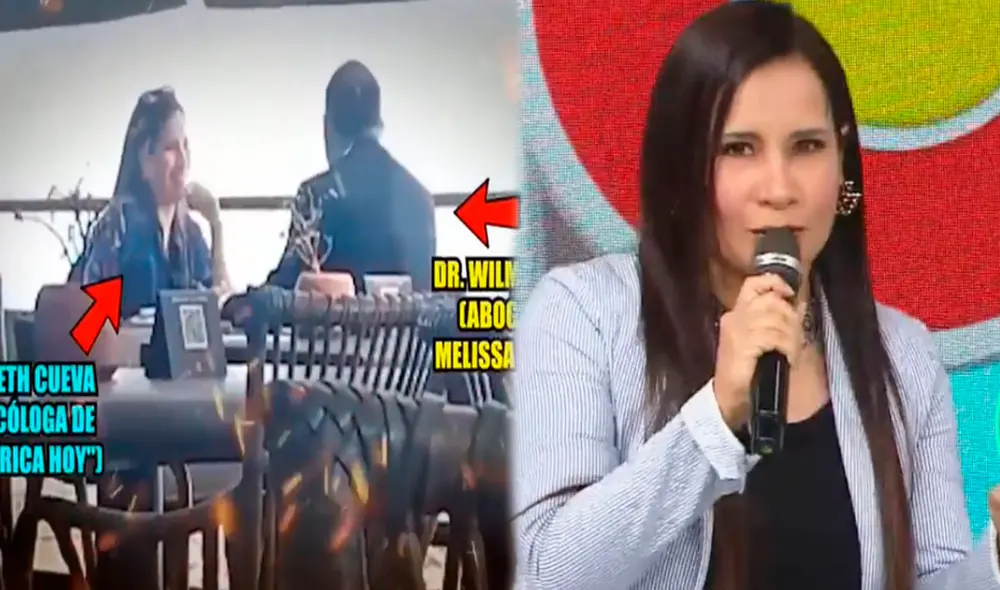 Psicóloga Lizbeth Cueva trabaja en "América hoy". Foto: captura Willax TV / América TV Psicóloga Lizbeth Cueva trabaja en "América hoy". Foto: captura Willax TV / América TV