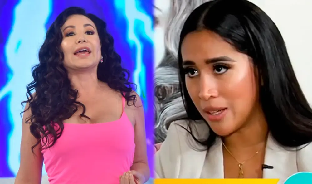 Melissa Paredes habló de Janet Barboza. Foto: GLR / captura América TV Melissa Paredes habló de Janet Barboza. Foto: GLR / captura América TV