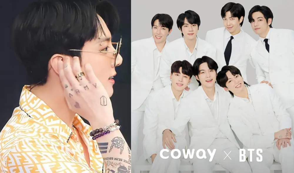 ¿Qué pasó con el tatuaje de Jungkook? Campaña de Coway suscitó cuestionamientos de ARMY, fans de BTS. Foto: composición/ Hybe/ Coway