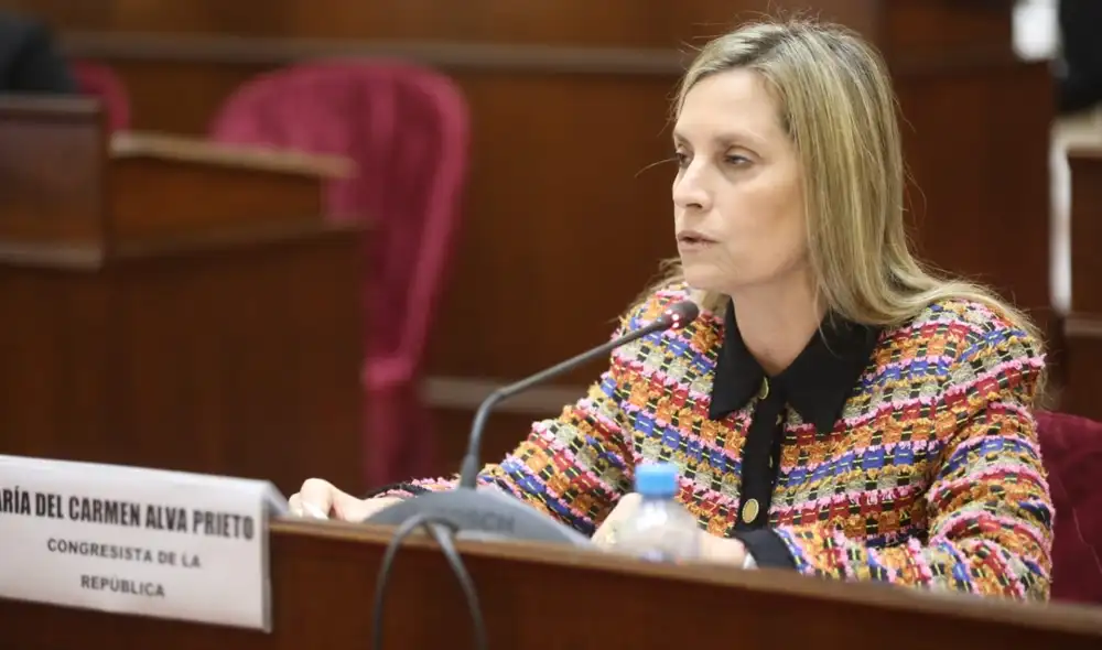 “La idea es que aquí se lleve un candidato al pleno porque necesitamos 87 votos", dijo María del Carmen Alva. Foto: Congreso