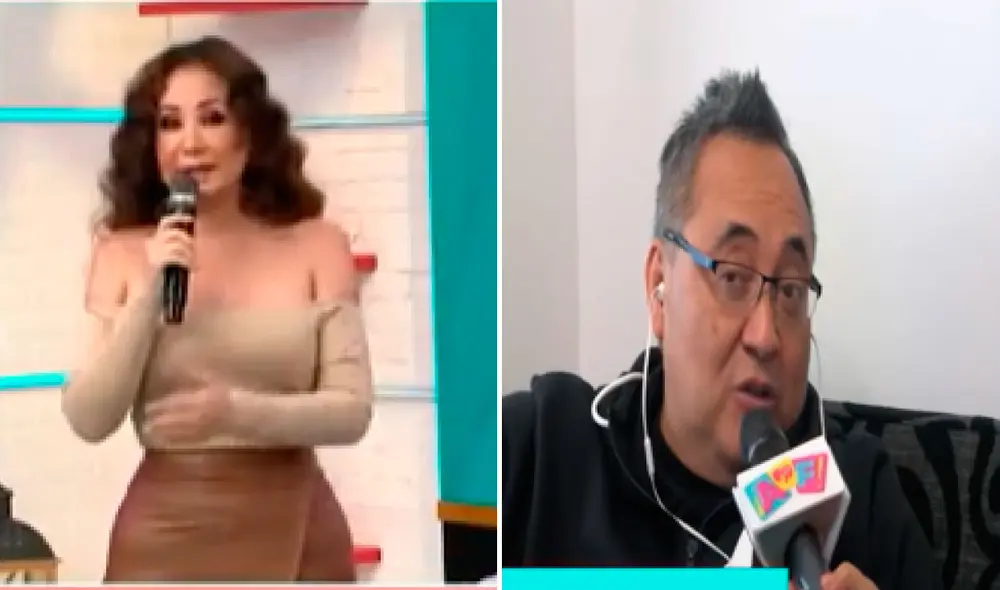 Janet Barboza sorprendió a Ethel Pozo al asegurar que recibió una llamada del papá de Rodrigo 'Gato' Cuba. Foto: composición captura América TV, captura Willax TV.