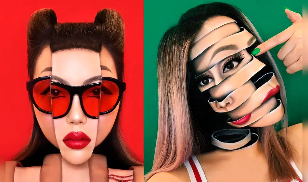 Mimi Choi es reconocida alrededor del mundo por mezclar maquille con ilusión óptica.  Foto: Instagram/Mimi Choi