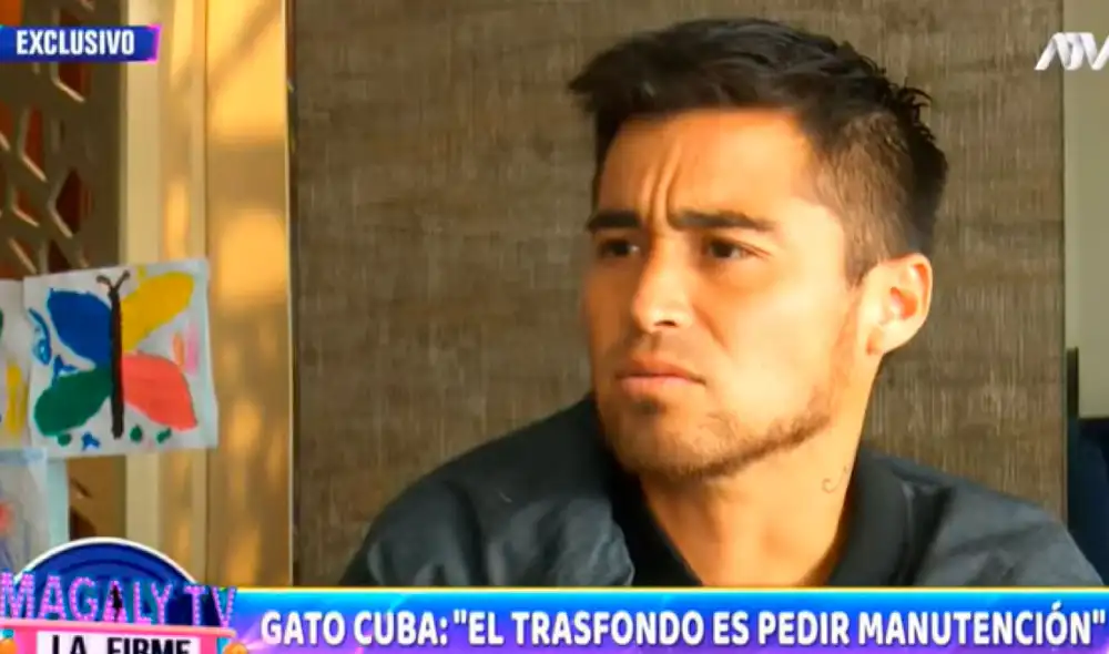 Rodrigo Cuba mencionó cómo han sido los días compartidos con su hija tras su divorcio con Melissa Paredes. Foto: captura ATV.
