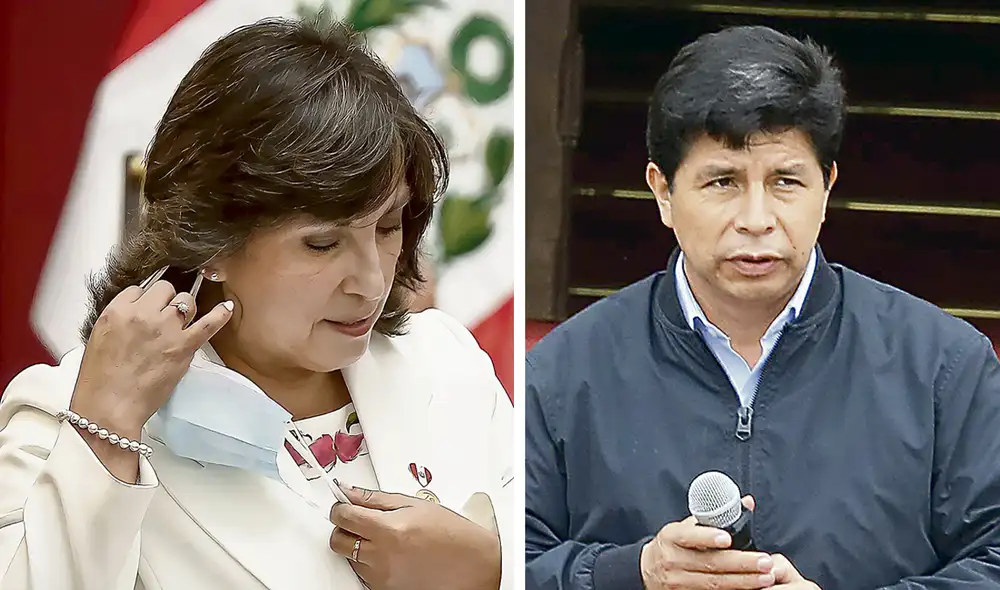 El dato. Dina Boluarte afronta denuncias constitucionales a raíz de un informe de la Contraloría General de la República y Castillo está pendiente de cómo le va a la titular del Midis. Foto: composición Antonio Melgarejo/Félix Contreras/La República El dato. Dina Boluarte afronta denuncias constitucionales a raíz de un informe de la Contraloría General de la República y Castillo está pendiente de cómo le va a la titular del Midis. Foto: composición Antonio Melgarejo/Félix Contreras/La República