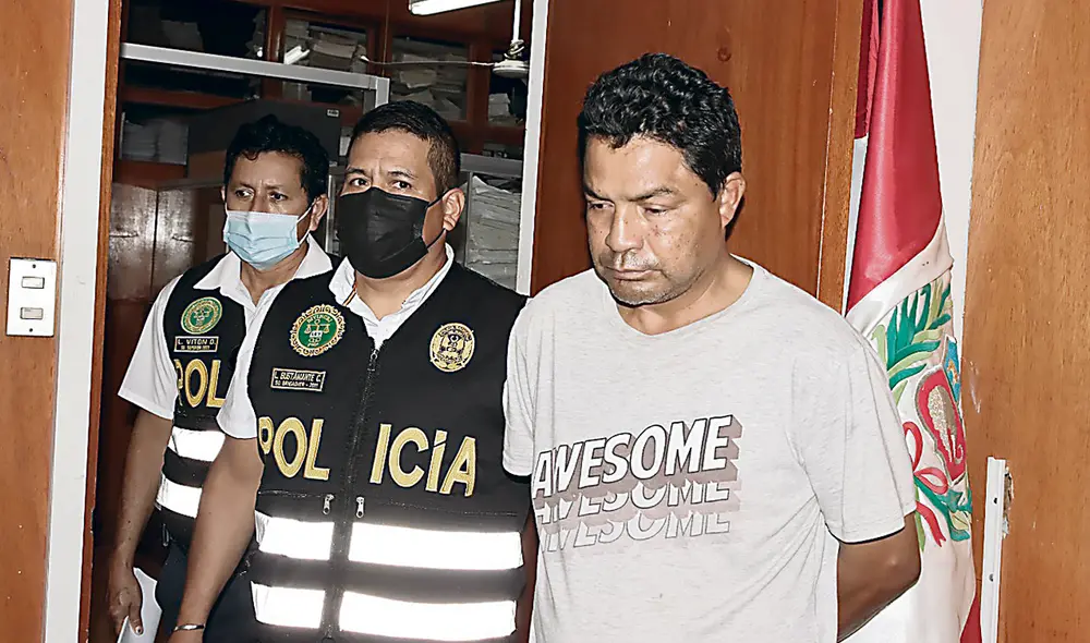 Acusado. Juan Enríquez García, el día en que compareció ante la justicia en Lambayeque. Foto: difusión Acusado. Juan Enríquez García, el día en que compareció ante la justicia en Lambayeque. Foto: difusión