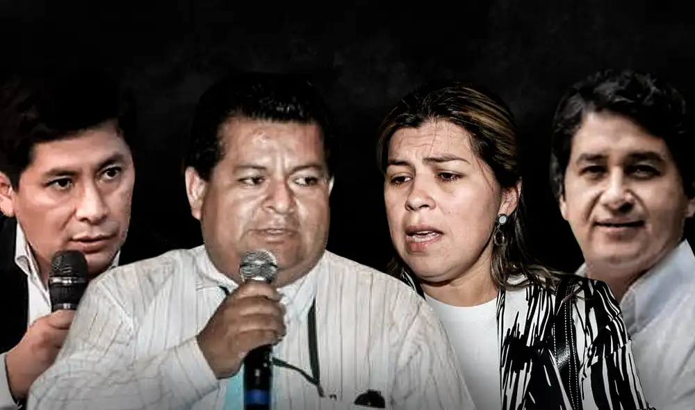 De izquierda a derecha: Zamir Villaverde, Bruno Pacheco, Silvia Barreda y Vladimir Meza. Foto: composición de Jazmín Ceras/La República.