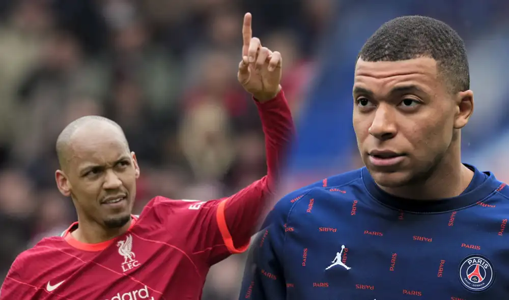 Fabinho juega en la selección de Brasil, al igual que Mbappé en Francia. Foto: composición/EFE