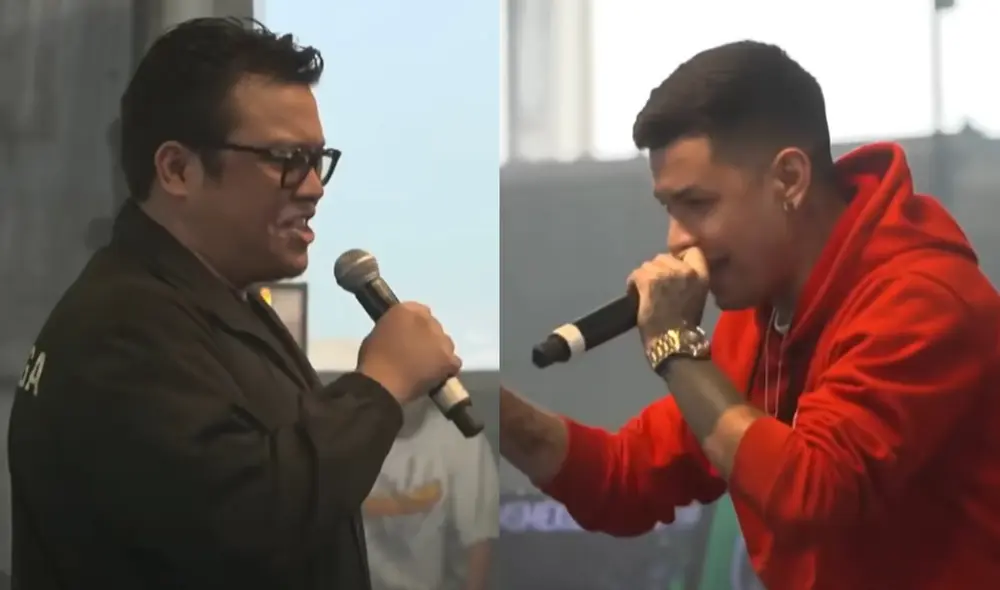 Lobo López y B. One se enfrentaron en una batalla de exhibición en la liga mexicana. Foto: captura FMS México Lobo López y B. One se enfrentaron en una batalla de exhibición en la liga mexicana. Foto: captura FMS México