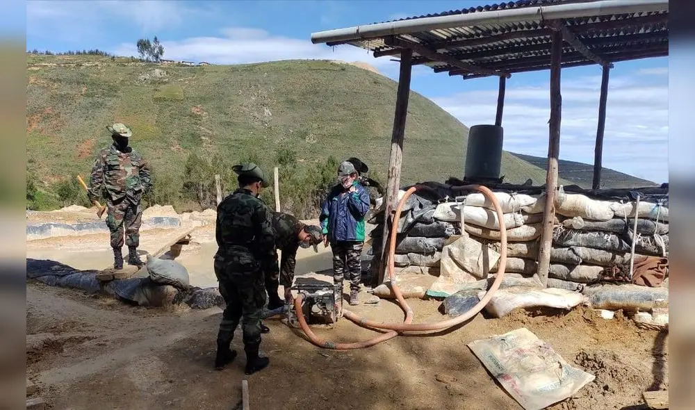 Fiscal Patricia Ponce Saavedra lideró el operativo contra esta actividad ilicita en Salpo. Foto: Ministerio Público