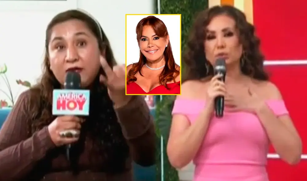 La mamá de Melissa Paredes arremetió contra Janet Barboza. Foto: capturas América TV