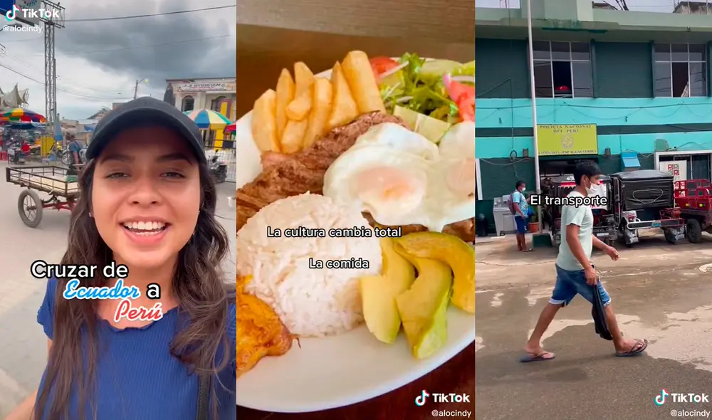 La joven apenas caminó y vio muchas diferencias respecto a su país. Foto: @alocindy/TikTok