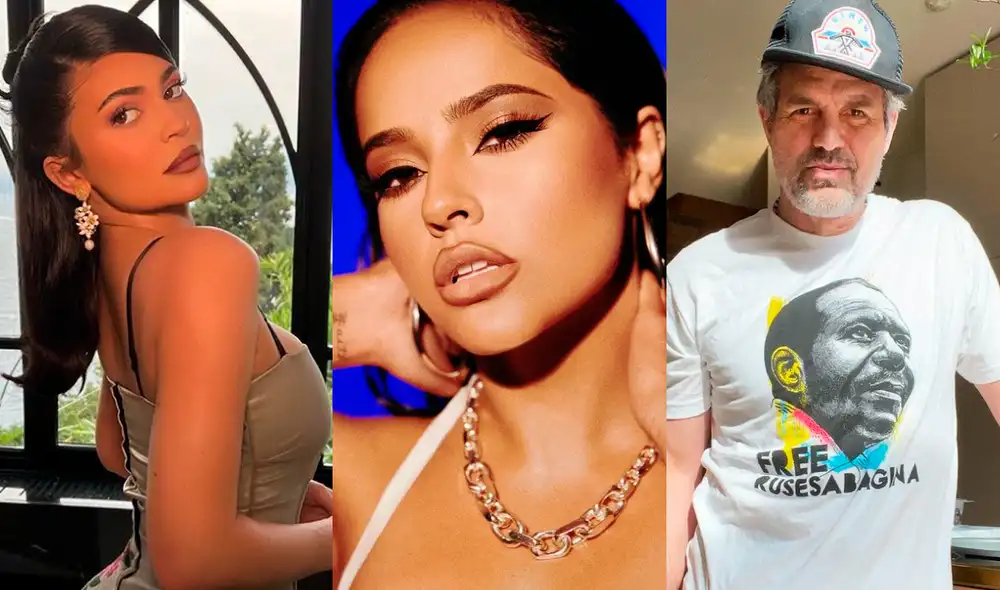 Becky G, Kylie Jenner, Mark Ruffalo y otras celebridades lamentaron la tragedia en la escuela de Uvalde. Foto: composición Kylie Jenner, Karol G, Mark Ruffalo/Instagram.