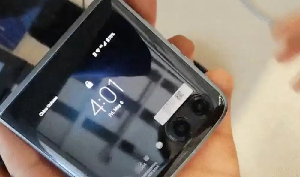 Doble cámara en la parte trasera del Motorola Razr 3. Foto: Evan Leaks