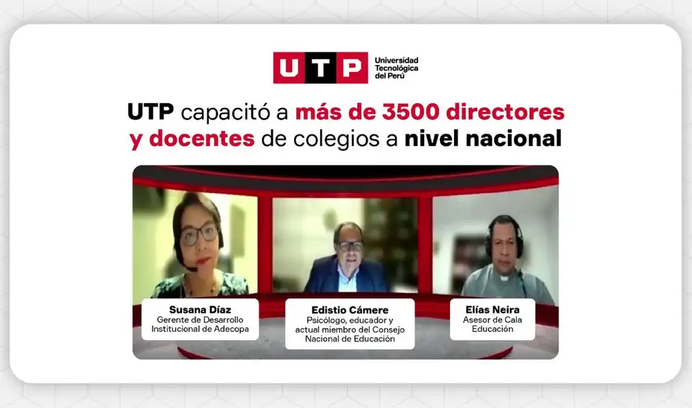 Foto: Universidad Tecnológica del Perú Foto: Universidad Tecnológica del Perú