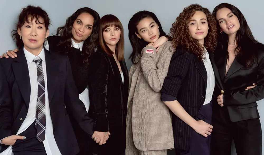 Sandra Oh, Rosario Dawson, Christina Ricci, Jung Ho Yeon, Emmy Rossum y Lily James conversaron para The Hollywood Reporter, edición del 25 de mayo. Foto: The Hollywood Reporter Sandra Oh, Rosario Dawson, Christina Ricci, Jung Ho Yeon, Emmy Rossum y Lily James conversaron para The Hollywood Reporter, edición del 25 de mayo. Foto: The Hollywood Reporter